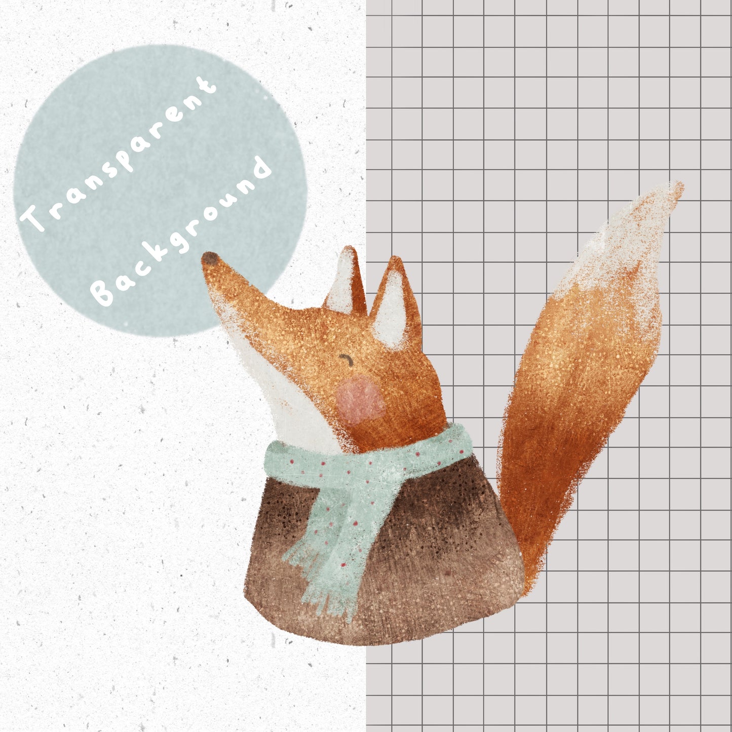 5 Autumn Friends PNG Set