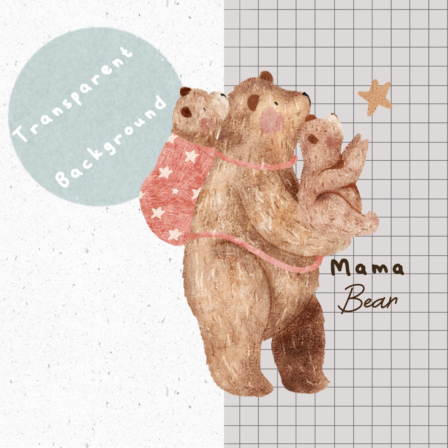 Mama Bear PNG