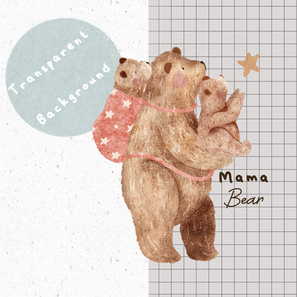 Mama Bear PNG