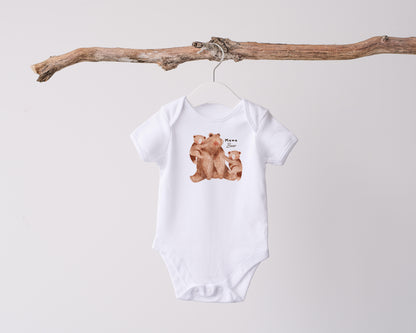Mama Bear and cubs PNG