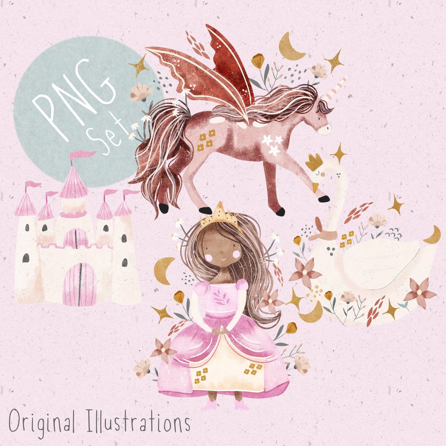 Princess PNG Set