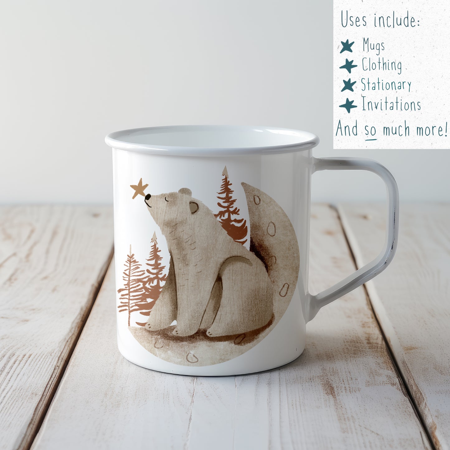 Festive Bears PNG Set