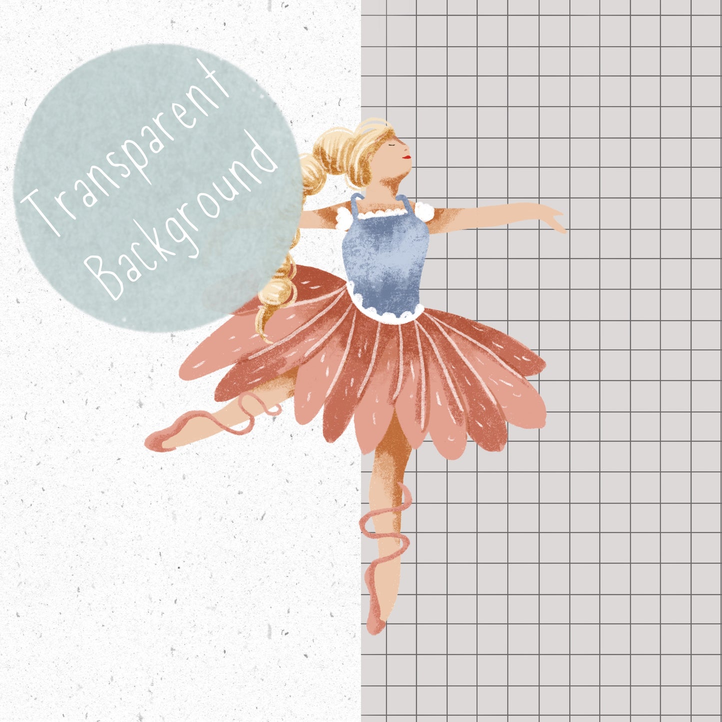 Ballet Trio PNG Set