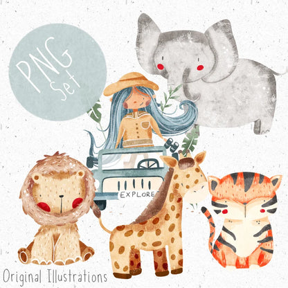 Safari PNG Set