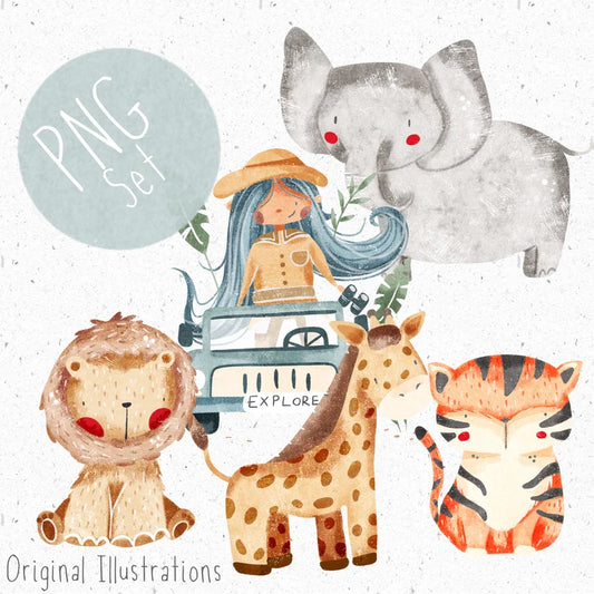 Safari PNG Set