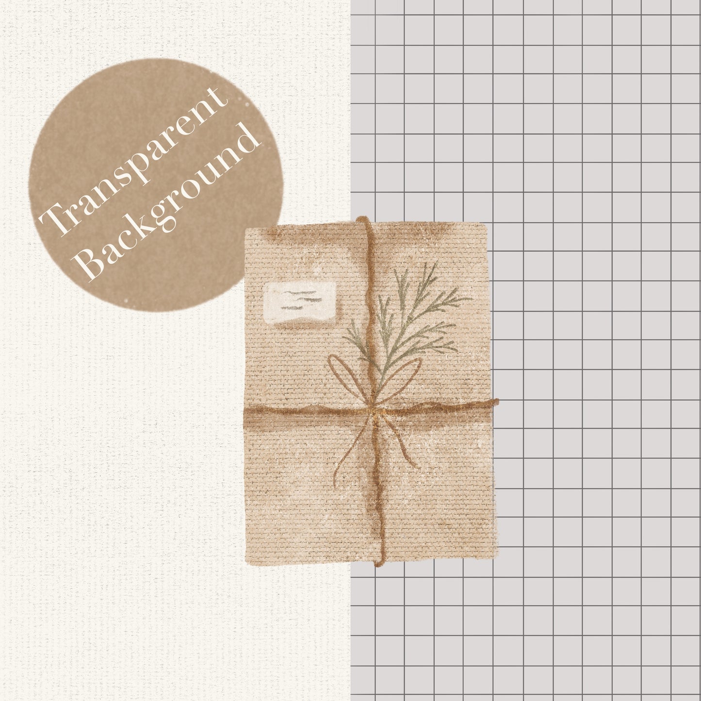 Festive gifts Png Set