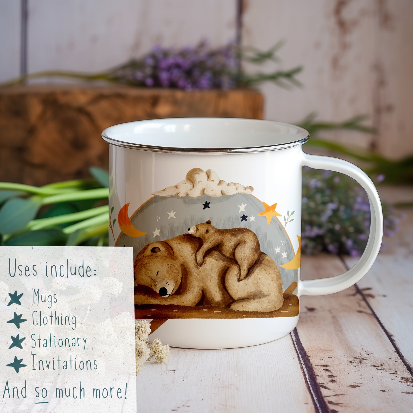 Mama Bear PNG Set