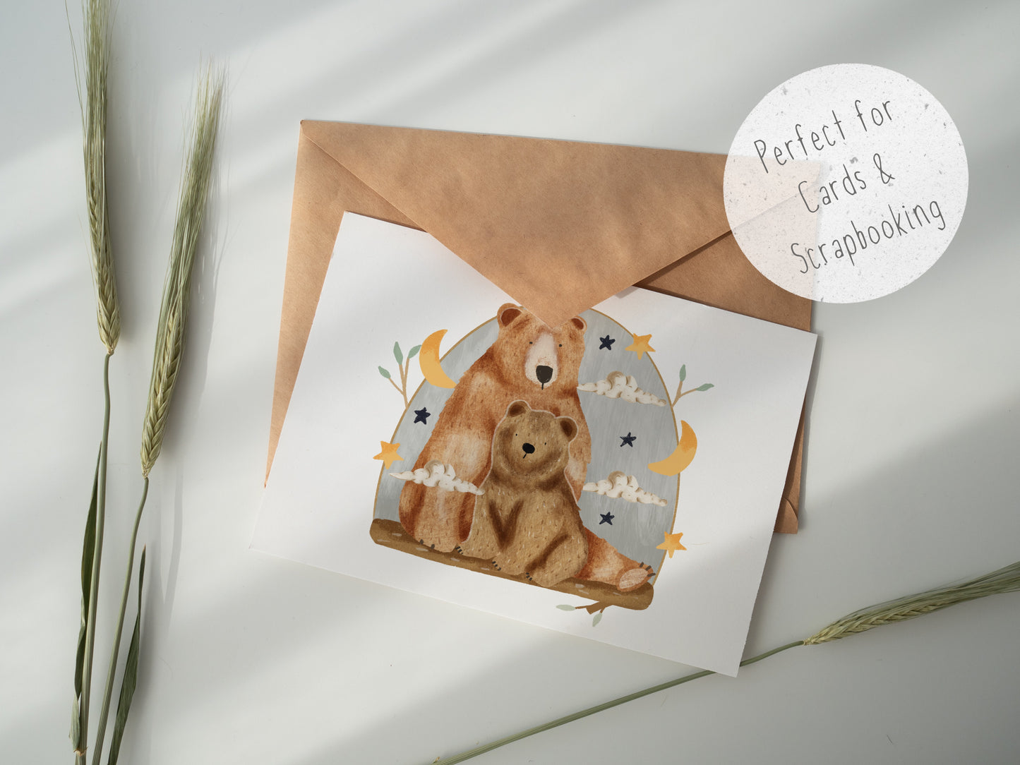 Mama Bear PNG Set