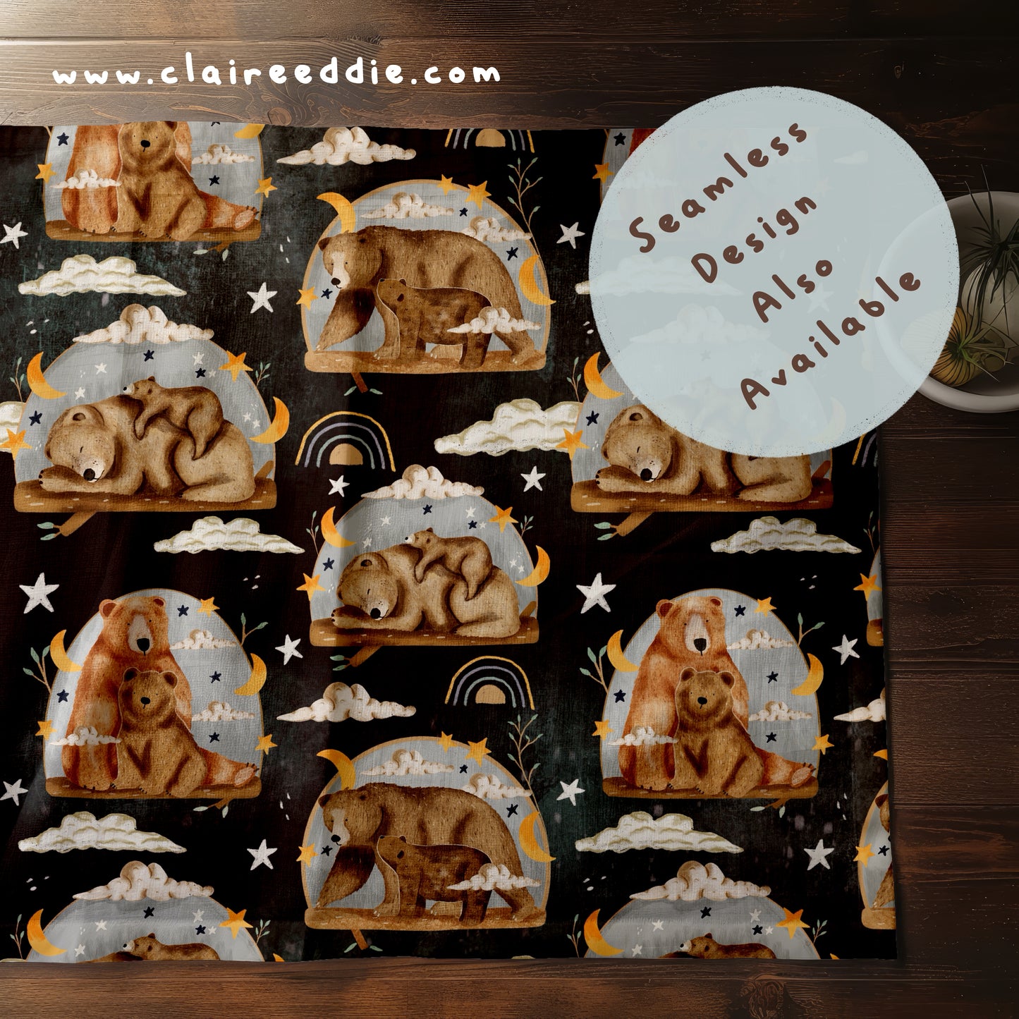 Mama Bear PNG Set