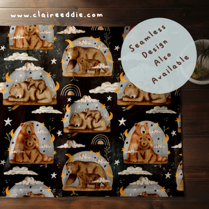 Mama Bear PNG Set