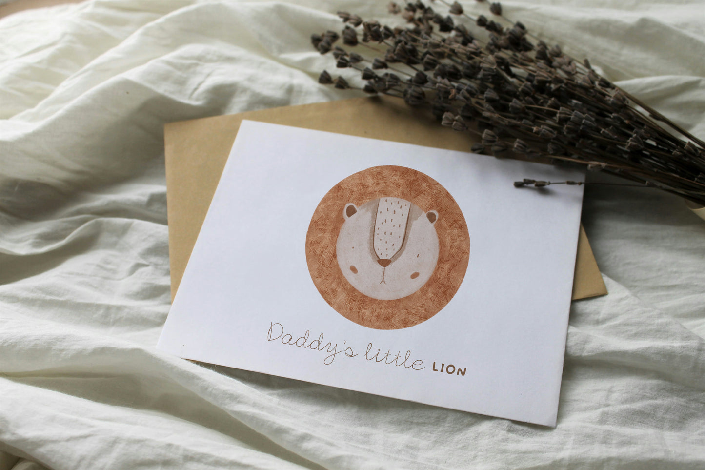 Daddy’s little lion PNG