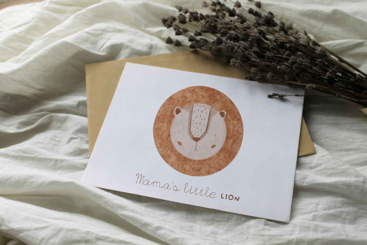 Mama’s little lion PNG