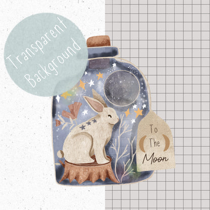 Magic in a bottle PNG Set