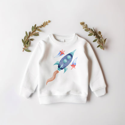 Rocket and Stars PNG