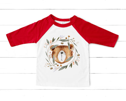 Bear in Wreath PNG