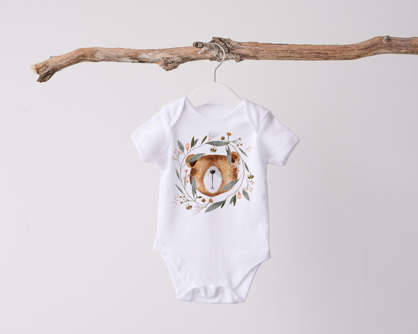 Bear in Wreath PNG