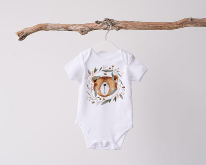 Bear in Wreath PNG