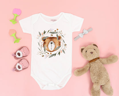 Bear in Wreath PNG