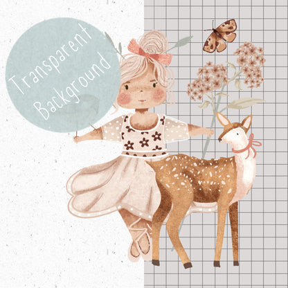 Little Ballerina PNG Set