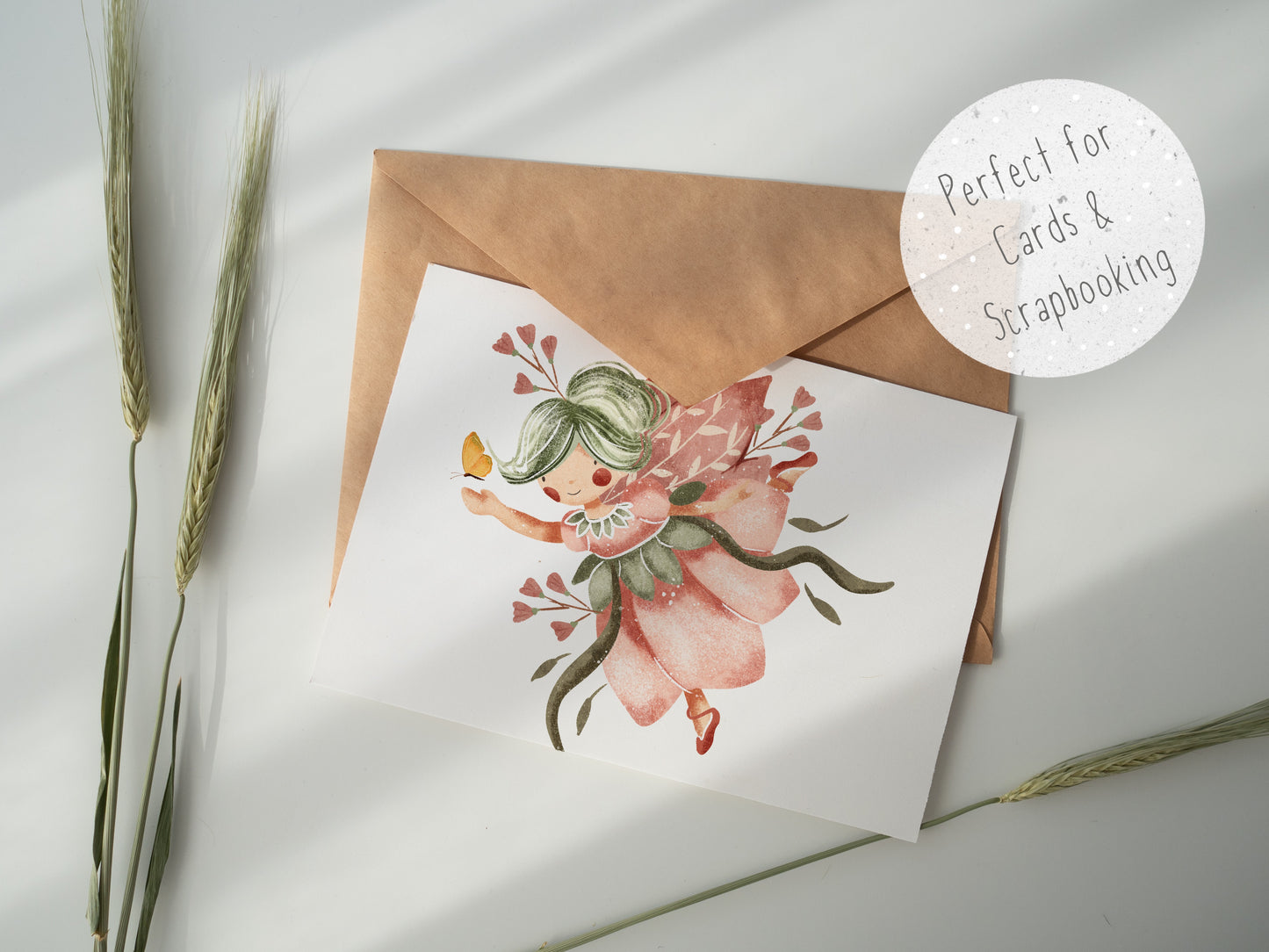 Floral Fairies PNG Set