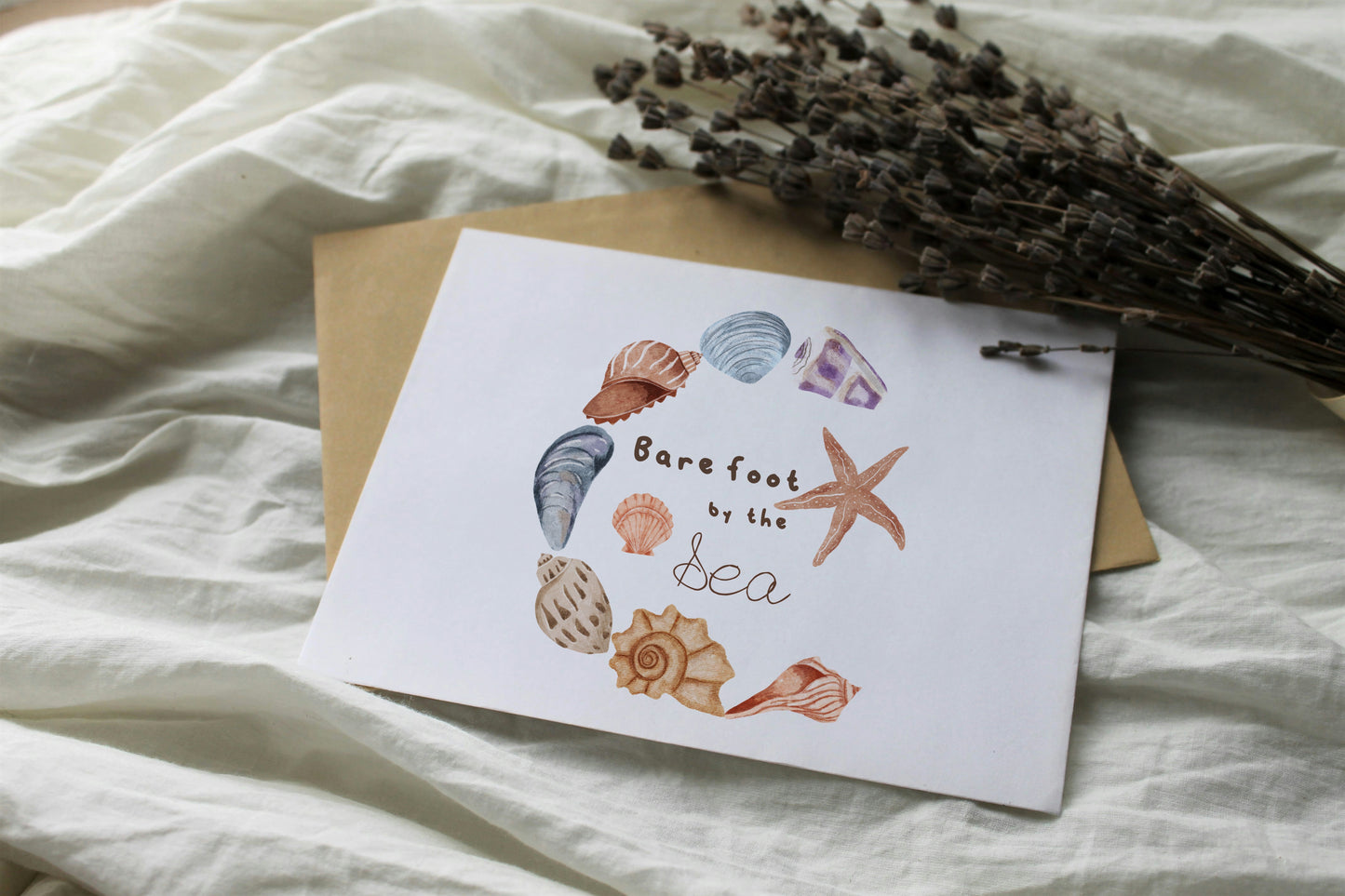 Bare foot by the sea PNG