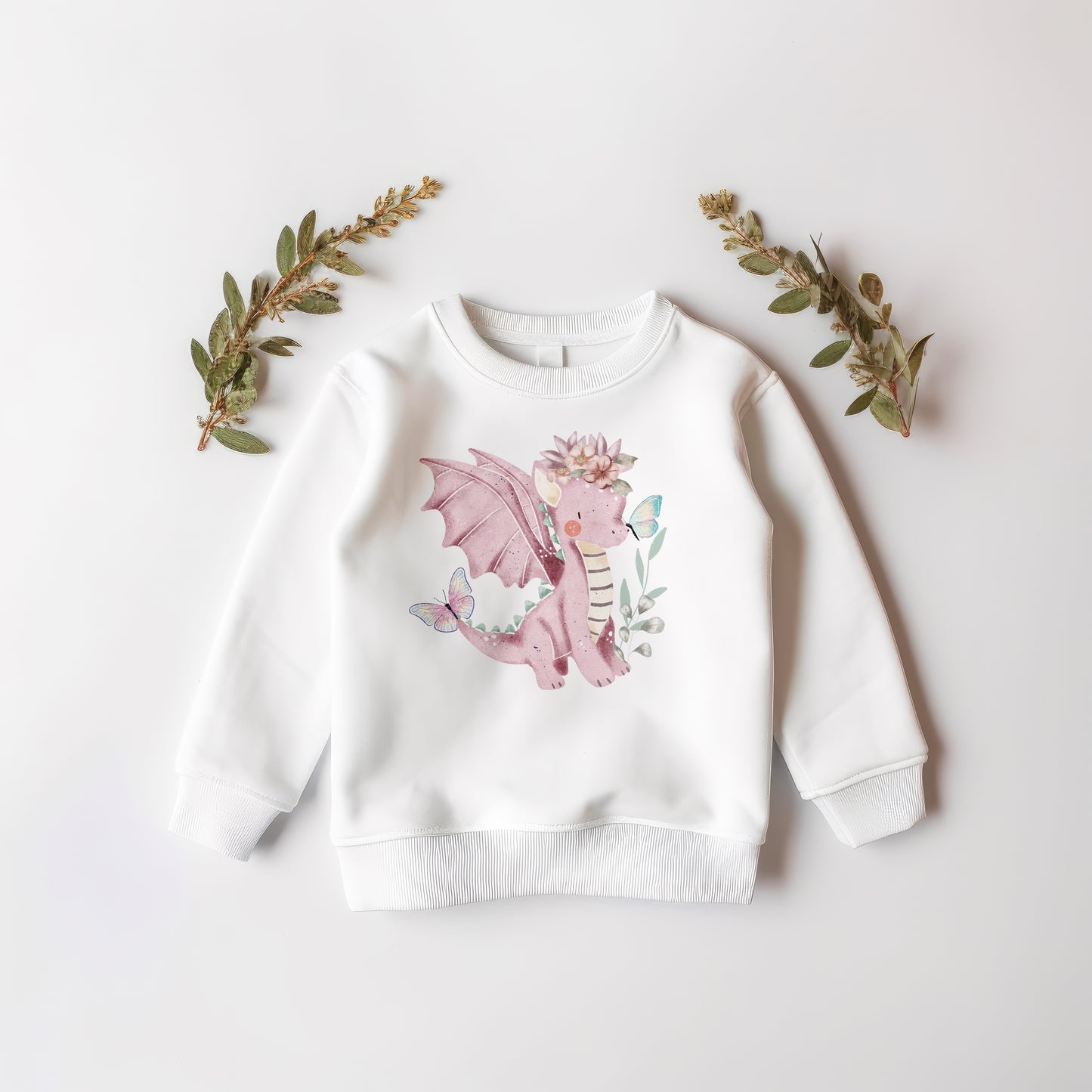 Floral Dragon PNG Set