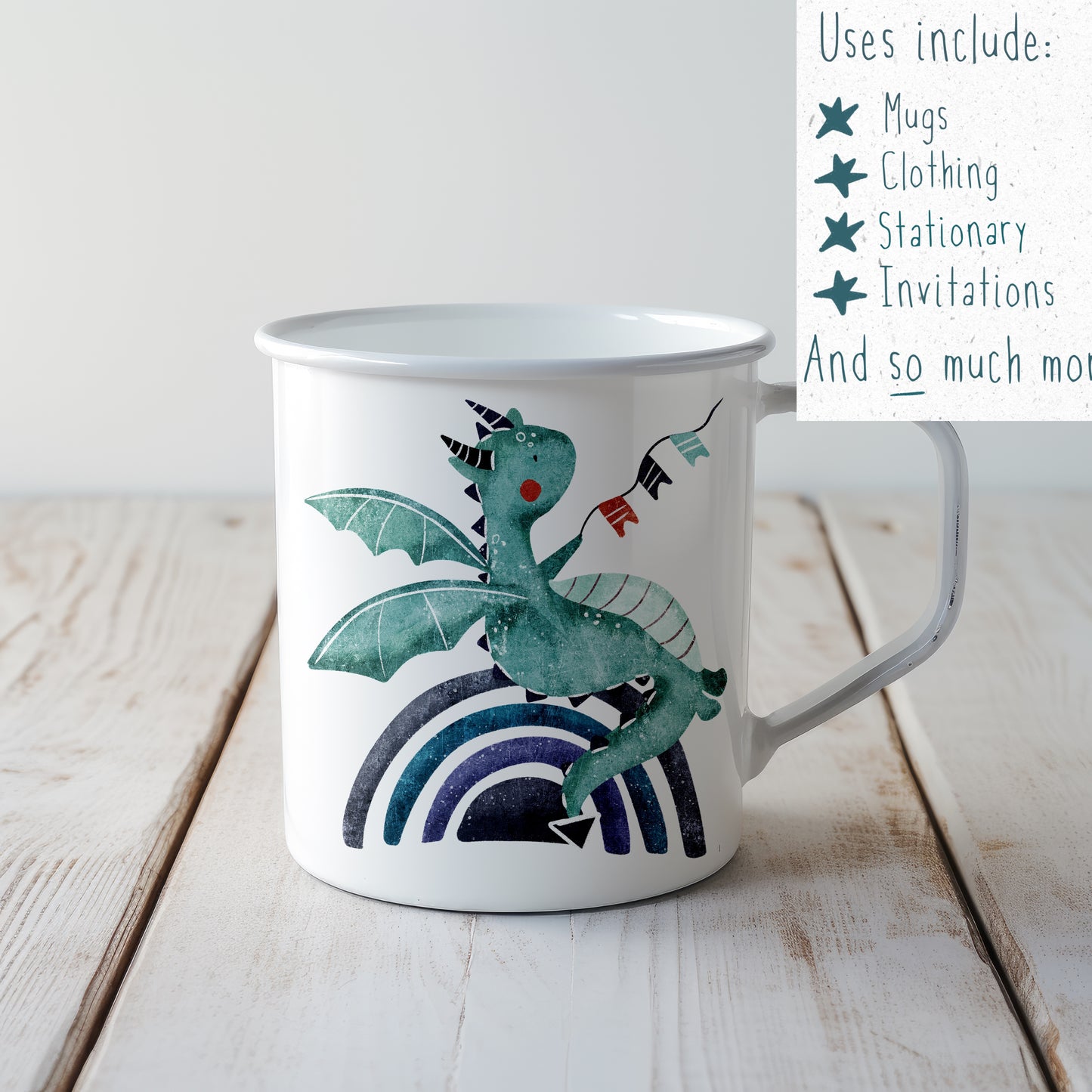 Boys Dragon PNG Set