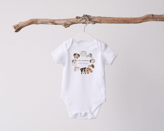 Life is better with dogs PNG