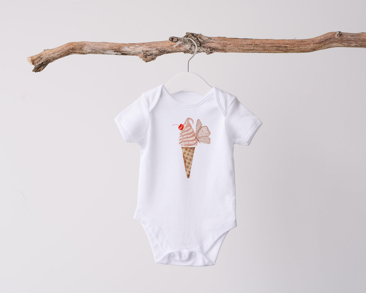 Ice-cream & Butterfly PNG Set