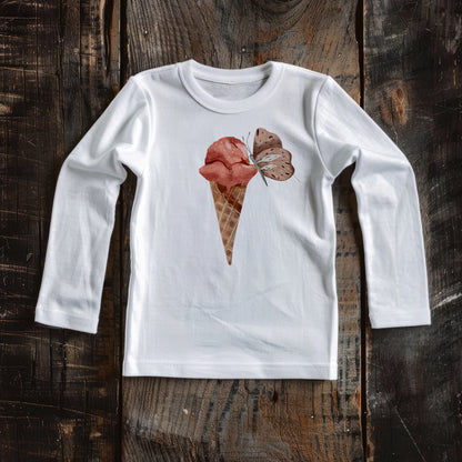 Ice-cream & Butterfly PNG Set
