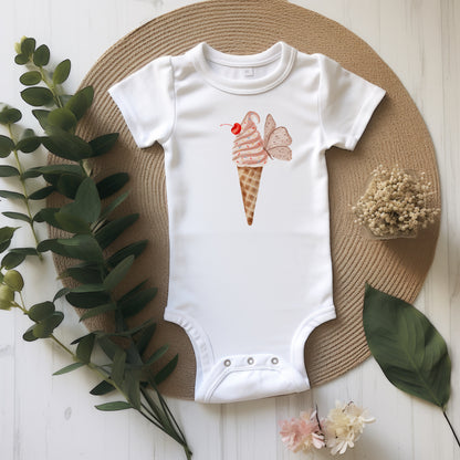 Ice-cream & Butterfly PNG Set