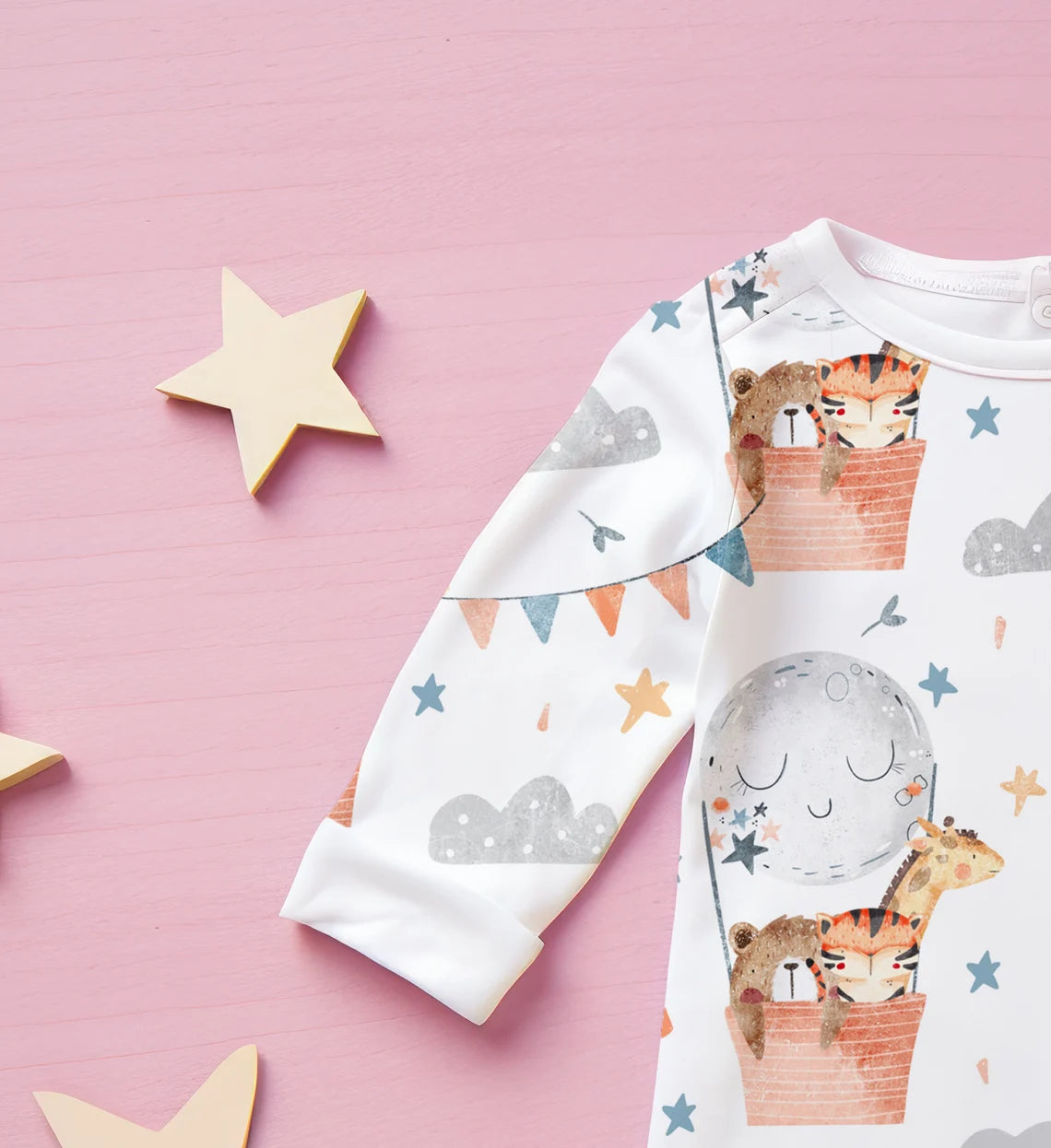 Baby Coverall / Sleepsuit Mockup - Girls Theme