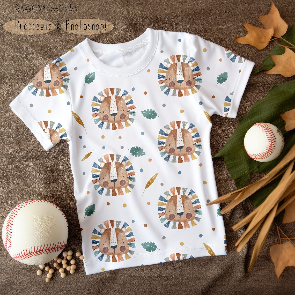 Kids T-Shirt Mock-up - Sports Themed
