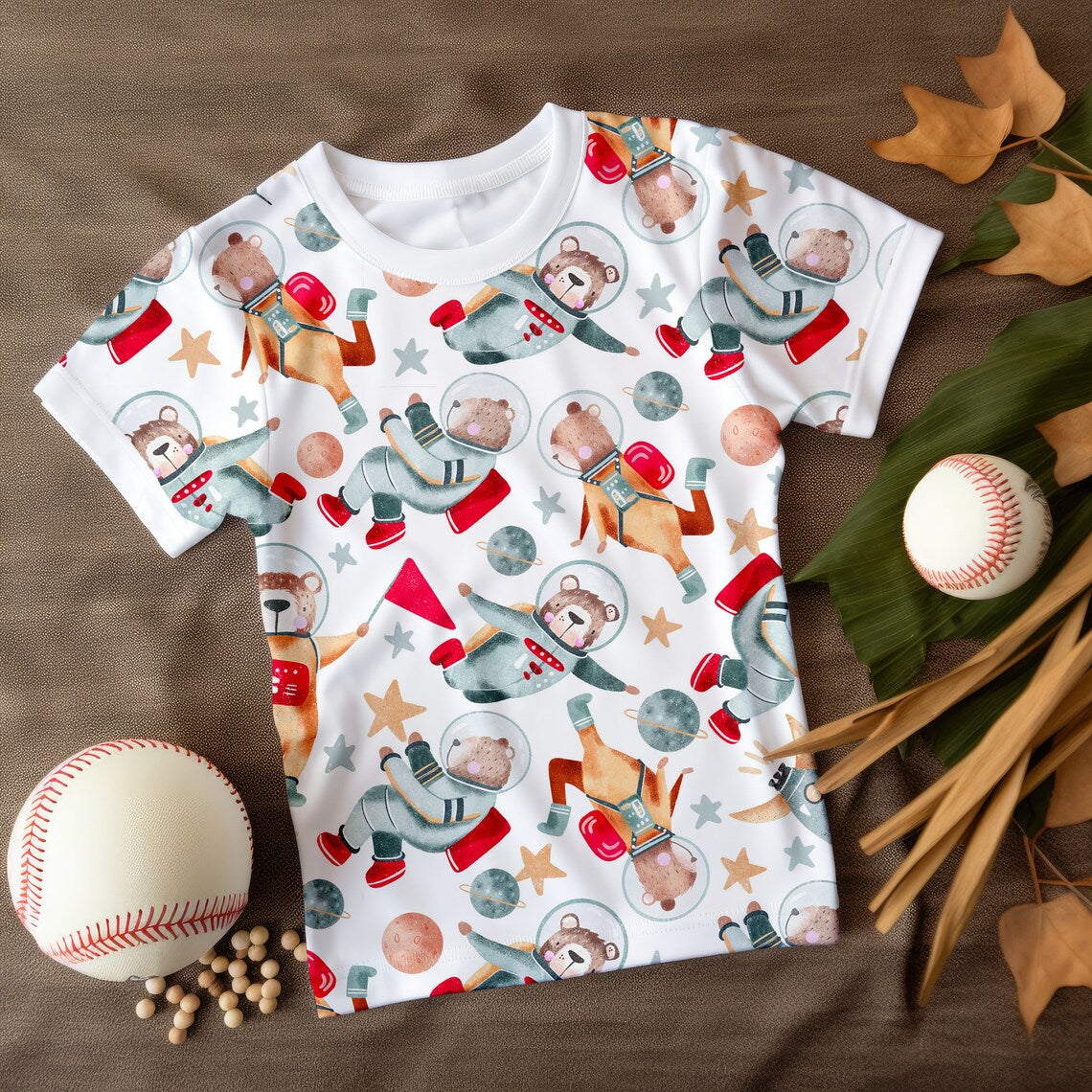 Kids T-Shirt Mock-up - Sports Themed