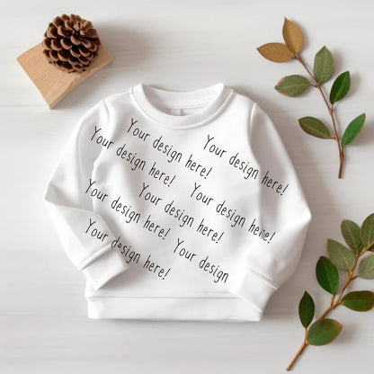 Kids Sweatshirt Autumn Mock-up