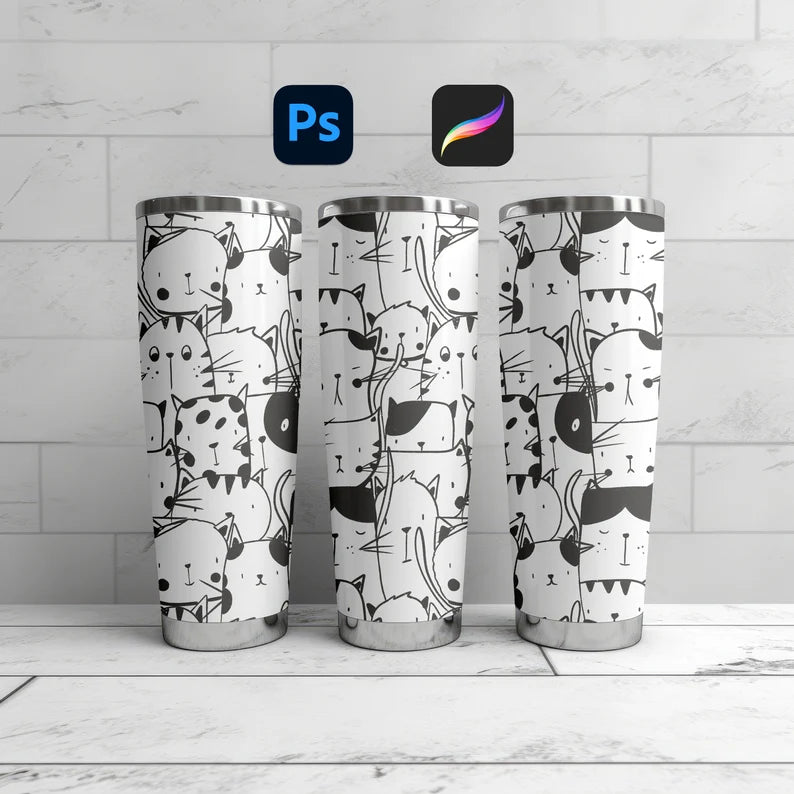 20oz Modern Tumbler Mock-up