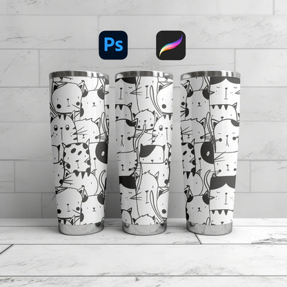 20oz Modern Tumbler Mock-up
