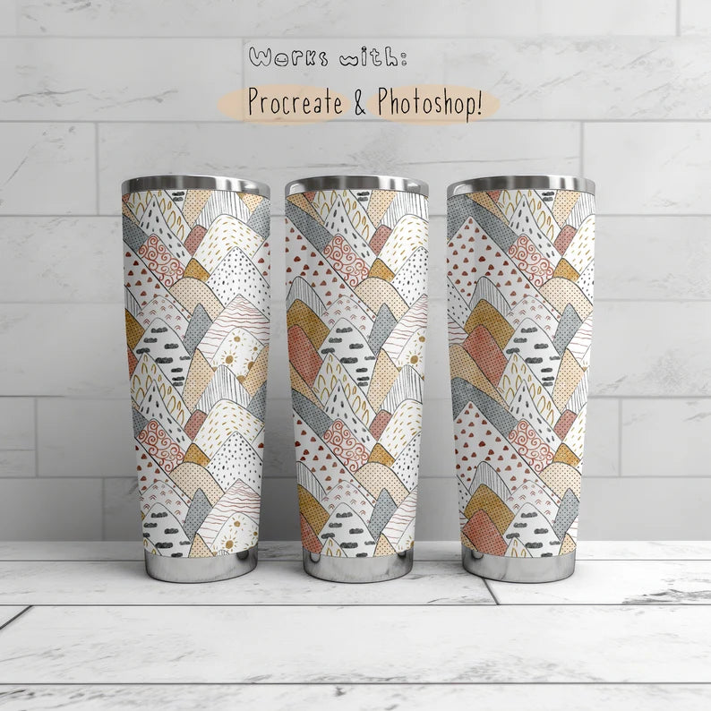 20oz Modern Tumbler Mock-up