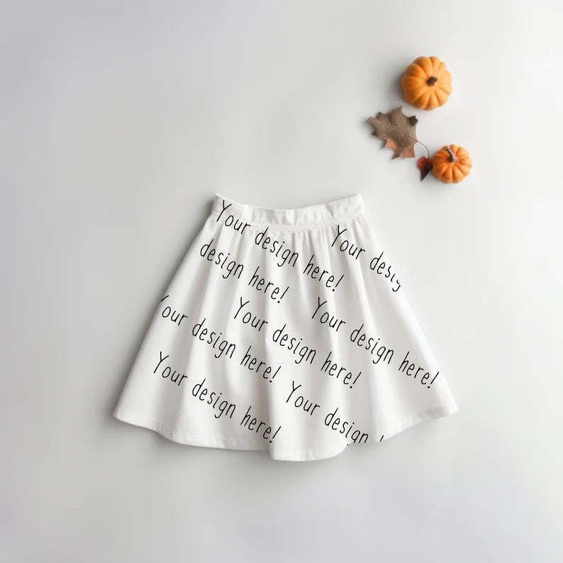 Kids Skirt Halloween Mock-up