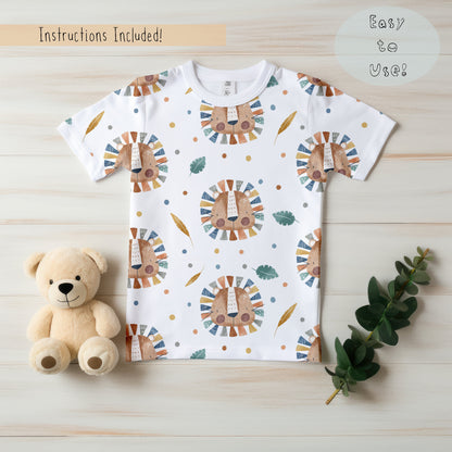 Kids T-Shirt Mockup - Teddy Bear Theme