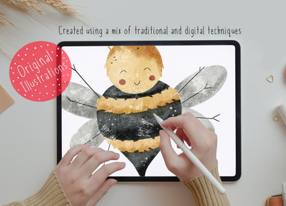 Bumble bee PNG