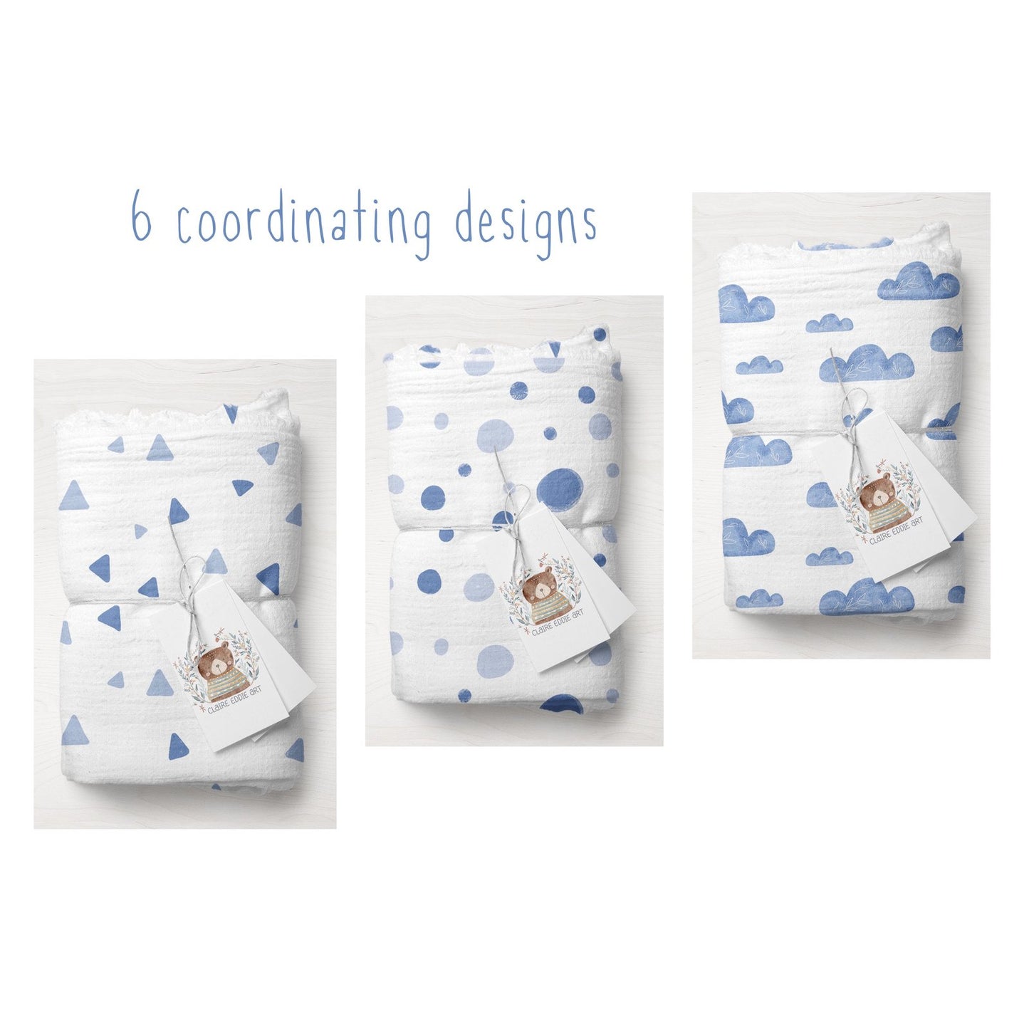 Blue Bundle - 6 designs