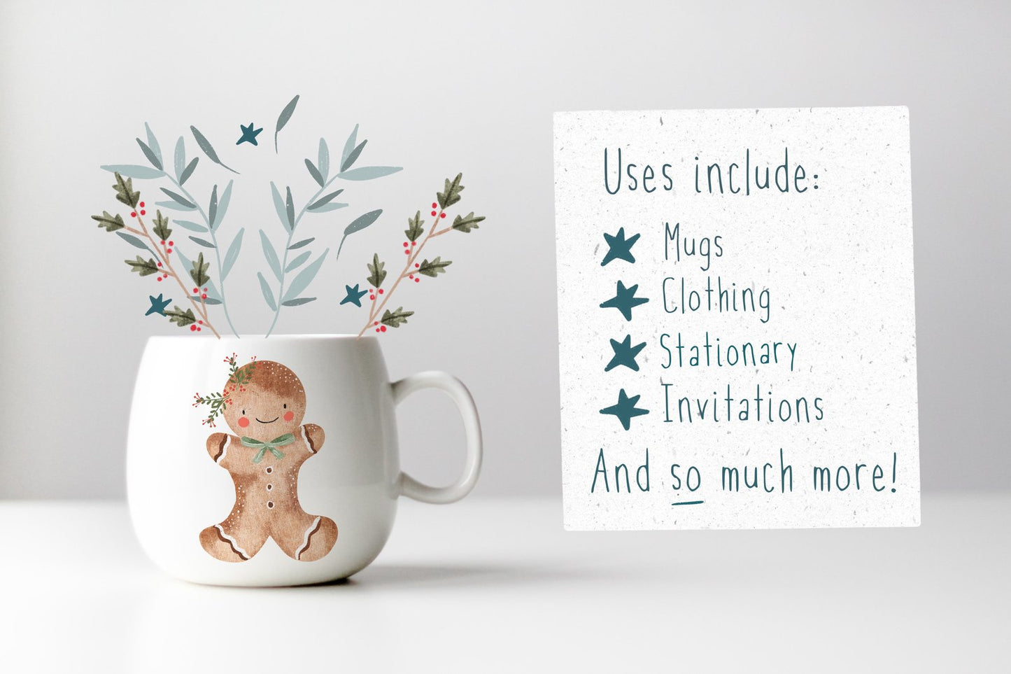 11 Piece Christmas PNG Set